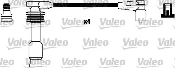 Fios de alta voltagem, kit 346294 VALEO
