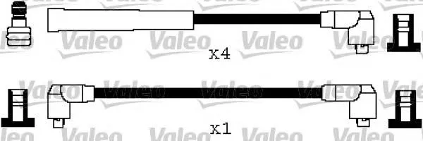 Fios de alta voltagem, kit 346195 VALEO