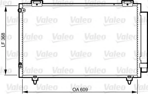 Radiador de aparelho de ar condicionado Toyota Corolla E12