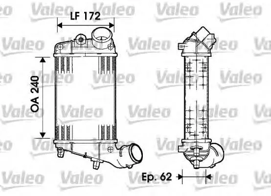 Radiador de intercooler Alfa Romeo 147 937
