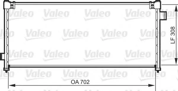 Radiador de aparelho de ar condicionado Subaru Legacy 3 BE, BH