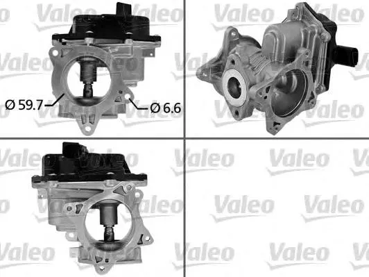 Válvula EGR de recirculação dos gases 48664 NRF