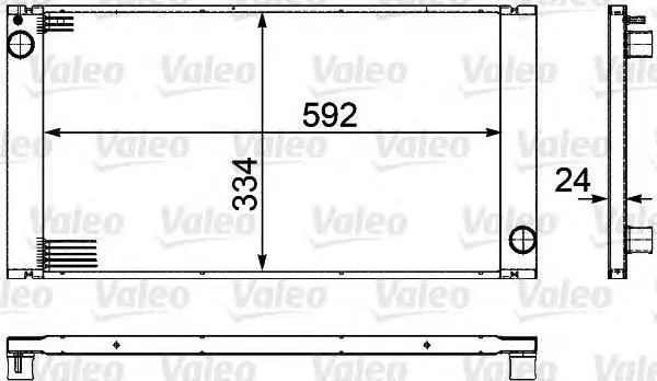 Radiador de esfriamento de motor MINI Cooper R56