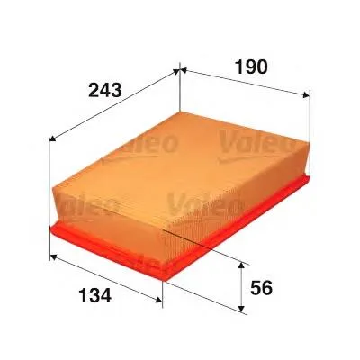 Filtro de ar 585030 VALEO