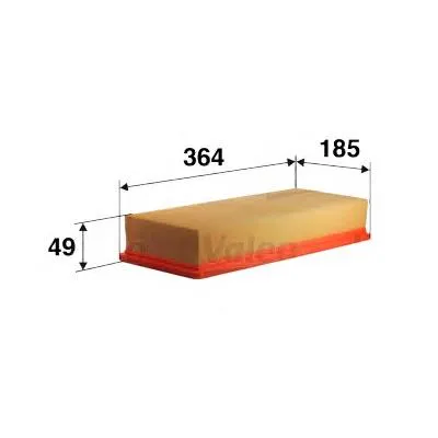 Filtro de ar 585009 VALEO