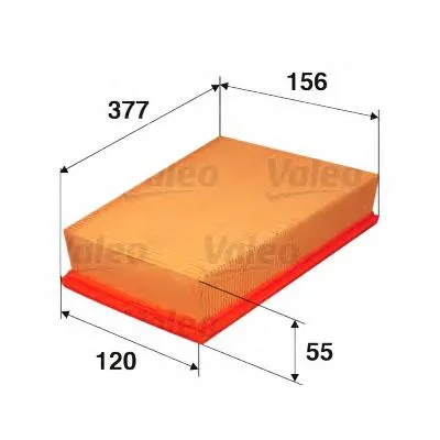 Filtro de ar 585066 VALEO