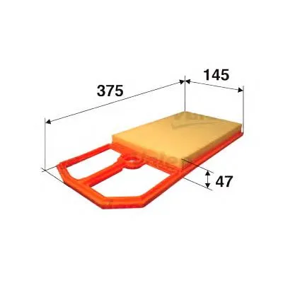 Filtro de ar Fiat/Alfa/Lancia 0051775324