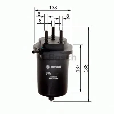 Filtro de combustível 0450906468 Bosch