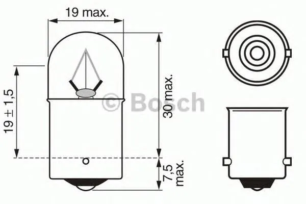 Lâmpada 1987302506 Bosch