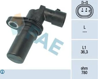 Sensor de posição (de revoluções) de cambota Fiat 500 312