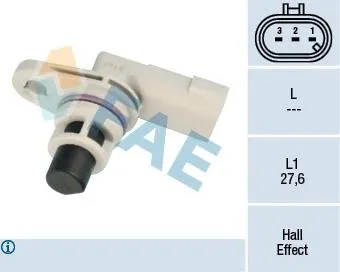 Sensor de posição da árvore distribuidora Fiat 500 312