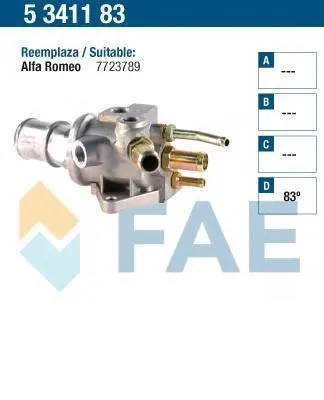 Termostato 7723789 Fiat/Alfa/Lancia