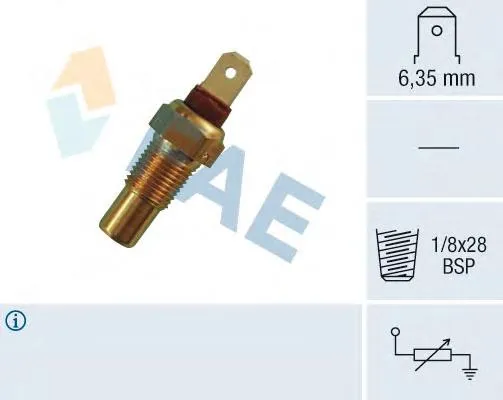 Sensor de temperatura do fluido de esfriamento Daihatsu Charade 4 G200