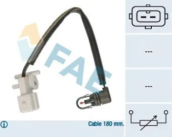 Sensor de temperatura da mistura de ar Fiat Ducato 2 230L