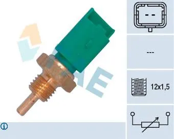 Sensor de temperatura do fluido de esfriamento Fiat Fiorino 225