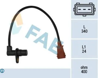 Sensor de posição (de revoluções) de cambota Fiat Ducato 2 230L