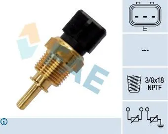 Sensor de temperatura do fluido de esfriamento KIA Picanto 1 BA