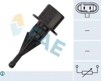 Sensor de temperatura da mistura de ar Mazda 323 BA