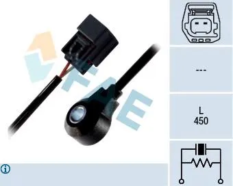 Sensor de detonação Volvo V40 525, 526
