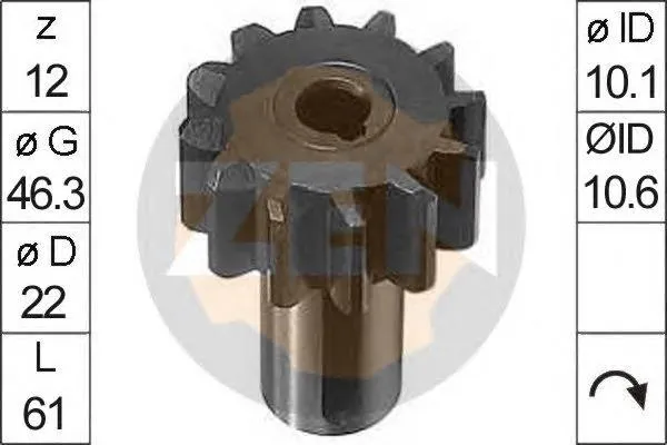 Roda dentada do motor de arranco 2006382190 Bosch