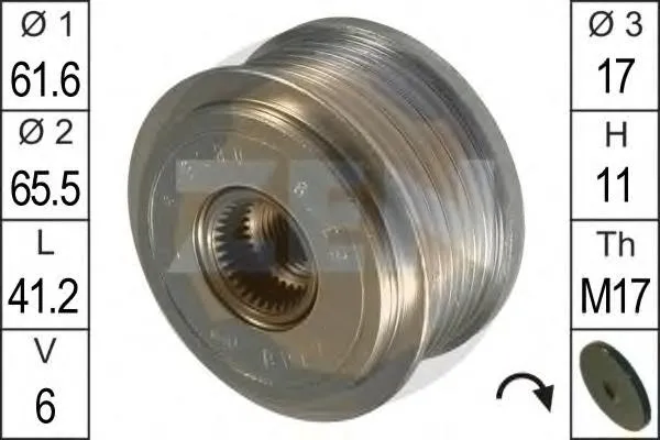 Polia do gerador Fiat Punto 2 188