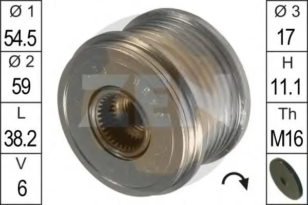 Polia do gerador Fiat Ducato 3 250