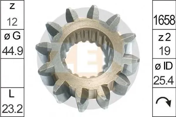 Roda dentada do motor de arranco 1998035 DAF