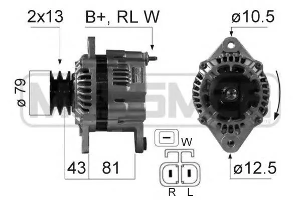 Gerador ME017614 Mitsubishi