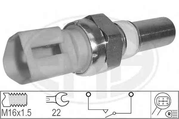 Sensor de ativação das luzes de marcha à ré Angli 9223