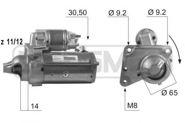 Motor de arranco MINI Cooper R56
