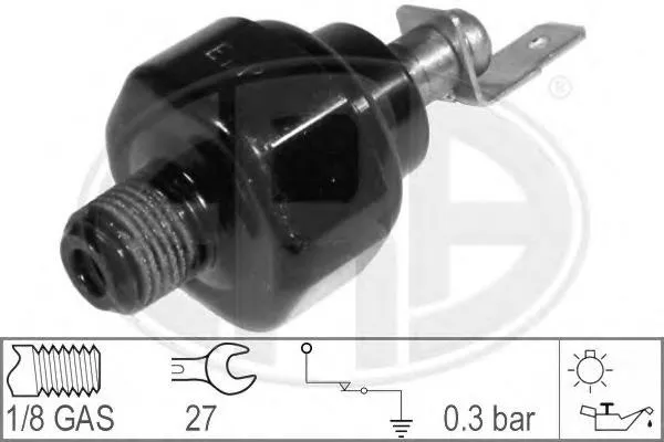 Sensor de pressão de óleo Mazda 323 3 BF