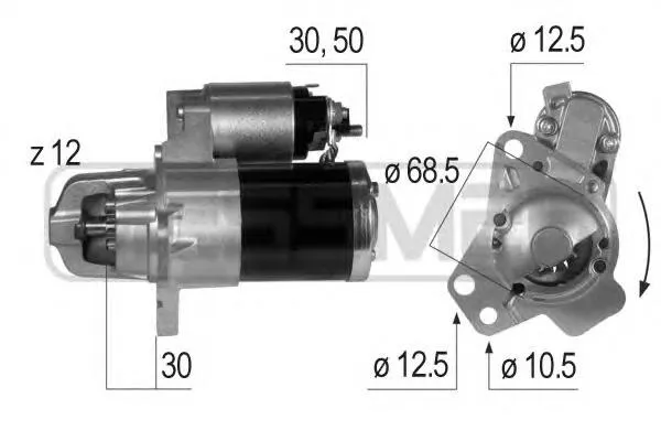 Motor de arranco 55353669 General Motors