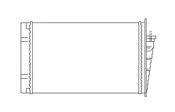 Radiador de forno (de aquecedor) 53564 NRF