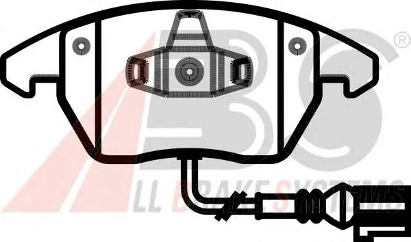 Sapatas do freio dianteiras de disco Volkswagen Golf 6 5K1