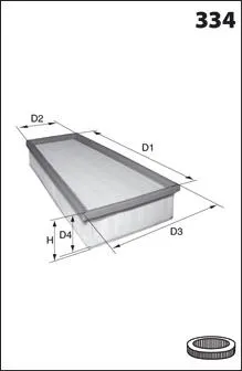 Filtro de ar ELP9284 Mecafilter