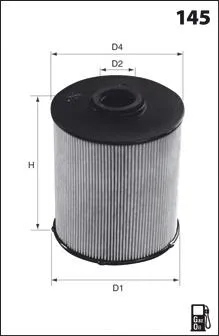 Filtro de combustível Volkswagen Golf 6 AJ5