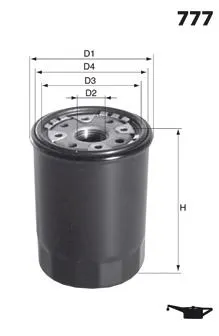 Filtro de óleo ELH4226 Mecafilter