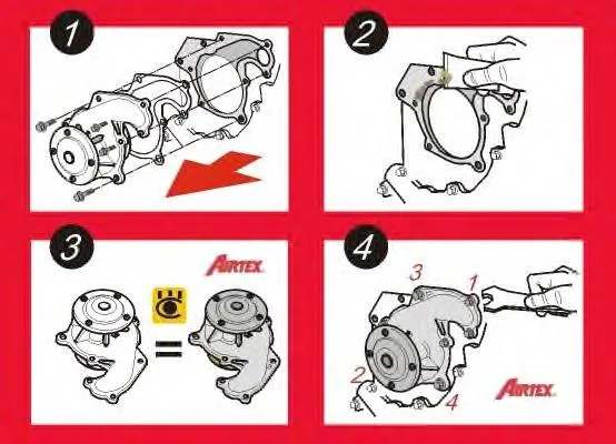 Bomba de água (bomba) de esfriamento Chrysler Voyager 3 RG, RS