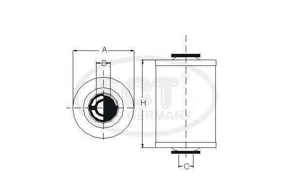 Filtro de combustível SL602 SCT