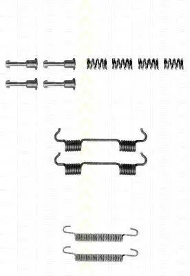 Kit de reparação das sapatas do freio LCC7030 Akkussan