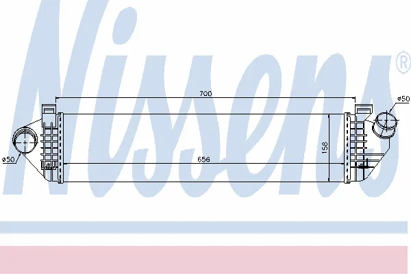 Radiador de intercooler Volvo V40 525, 526