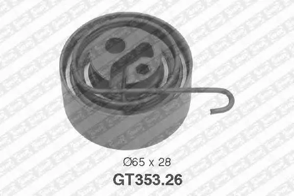 Rolo de reguladora de tensão da correia do mecanismo de distribuição de gás Opel Corsa F08, F68