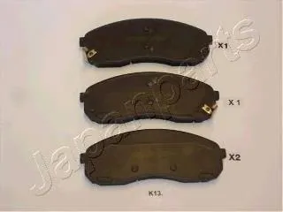 Sapatas do freio dianteiras de disco PAK13AF Japan Parts