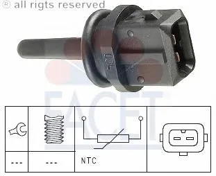 Sensor de temperatura da mistura de ar Alfa Romeo 156 932