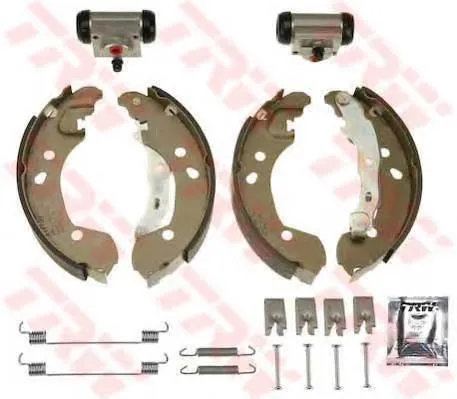 Sapatas do freio traseiras de tambor 204114626 Bosch