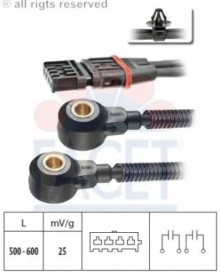 Sensor de detonação B6113102 Bogap