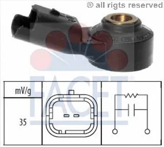 Sensor de detonação Fiat Fiorino 225