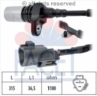 Sensor de posição (de revoluções) de cambota 81272 NGK