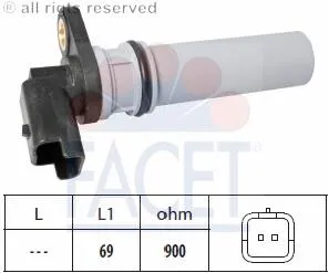 Sensor de velocidade 55185789 General Motors