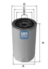 Filtro de óleo 2323100 UFI